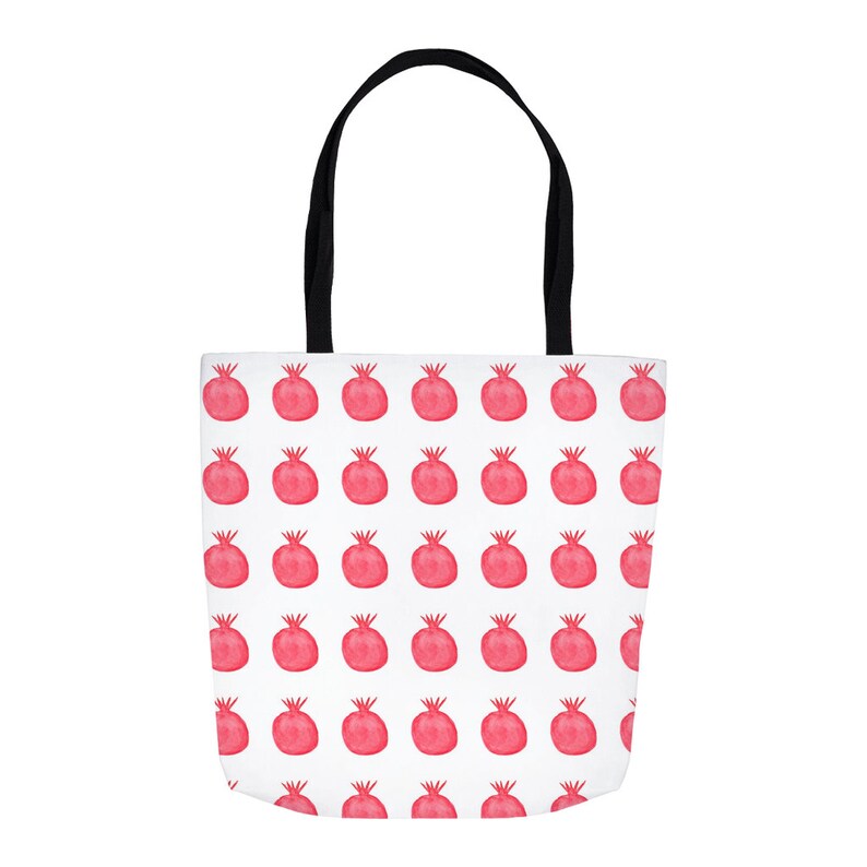 Red Pomegranate Tote Bag